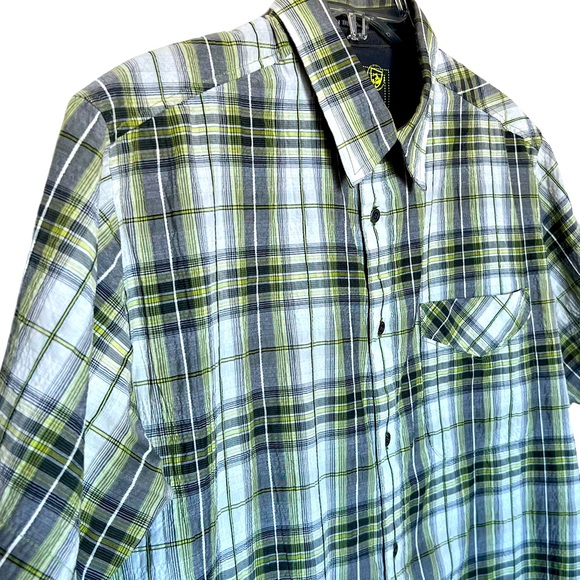 Kuhl Size Medium Mens Short Sleeve Gauzy Button Front Shirt - Picture 1 of 13